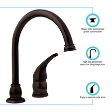 Dura Faucet - Mk301-vb - Goose Neck Rv Kitchen Fau, Each