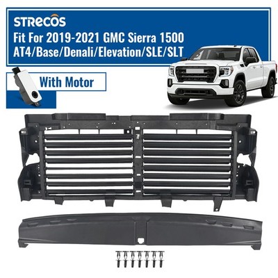 Front Active Air Grille Shutter For 2019-2021 GMC Sierra 1500 W/ Motor 84641100