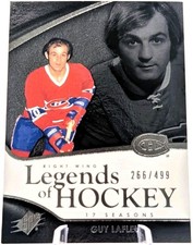 2011-12 SPX LEGENDS OF HOCKEY #112 GUY LAFLEUR /499 MONTREAL CANADIENS