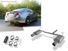  Duplex Sportauspuff Honda Accord 8 CU2 Limo Tourer ab 2008 je 100mm rund