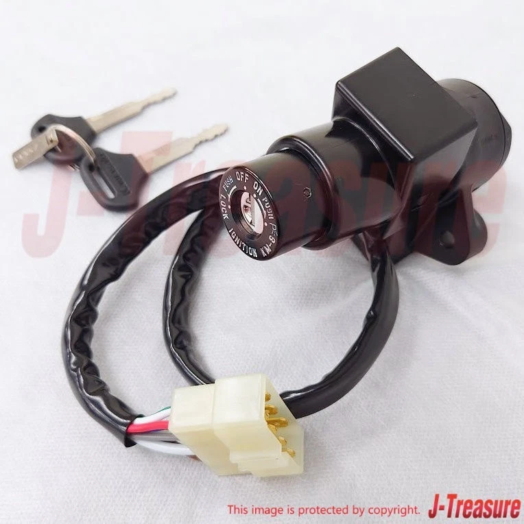 Conjunto de interruptor de encendido genuino KAWASAKI ZRX1200R ZR1200 2001-2005 27005-5120 FABRICANTE DE EQUIPOS ORIGINALES Foto 3 de 4