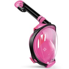 Full Face Snorkel Mask Dry Top G2 Snorkeling Mask with Foldable 180 Degree