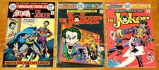 DC 1974-1976 JOKER Lot BRAVE AND THE BOLD No. 111 FN + JOKER No. 3 & 5 BATMAN