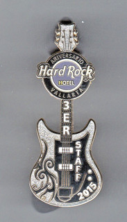 Hard Rock Cafe Pin: Vallarta Hotel 2015 Staff 3rd Anniversary le