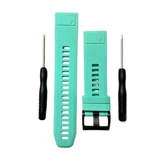 General Brand Silicone Band Strap for Garmin Fenix 5, Teal, 22mm