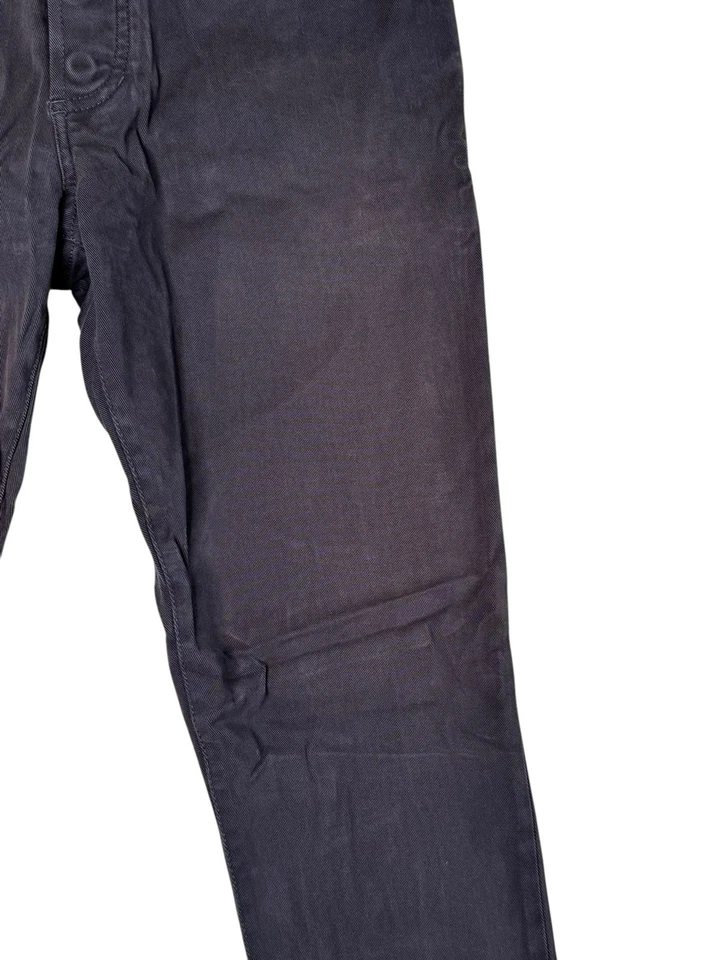 Pantalones James Perse estándar de sarga elástica cepillada de 5 bolsillos para hombre talla 30 negros Foto 4 de 4