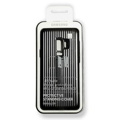 Samsung Protective Standing Schutzhülle für Galaxy S9+, schwarz (EF-RG965CBEGWW)