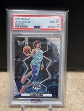 2021-22 Panini Mosaic LaMelo Ball #25 Genesis Mosaic Prizm PSA 10 Gem Mint