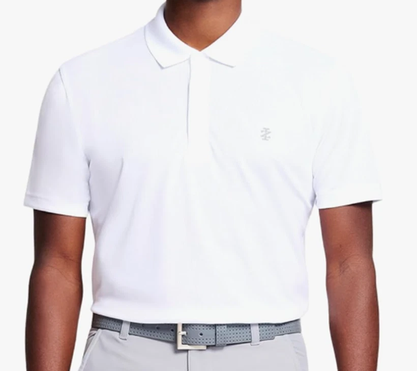 IZOD Men's Performance Grid Golf Polo White New with Tags - Size Large