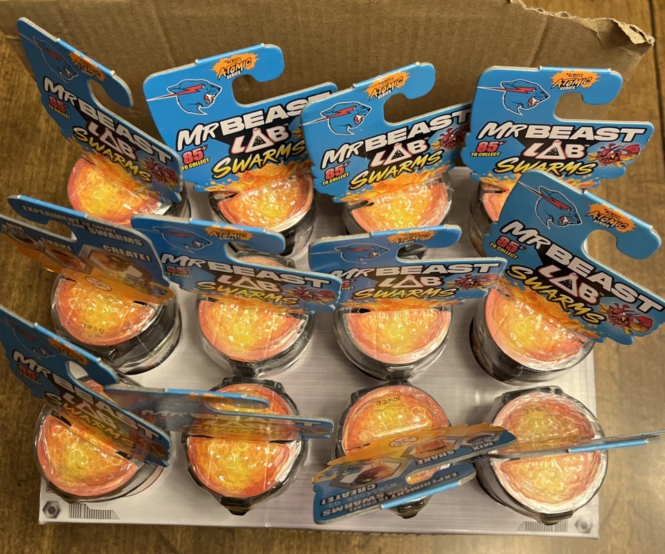 Enorme Lote de Enxames MR BEAST LAB Série ATOMIC de 21 Original 2 Pacotes Enxames de Laboratório A+ - Imagem 2 de 4