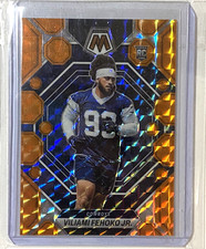 2023 Panini Mosaic Rookies Orange Prizm /199 Viliami Fehoko Jr #375 Rookie RC