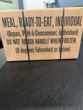 U.S. Military MRE Case Sopakco 12 Meals Ready to Eat A/A Sealed