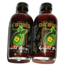 Da' Bomb Ground Zero Hot Sauce Habanero Pineapple 4 oz 113g 2 Pack