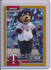 2026 Topps Series 1 Celebration  T.C. Bear GOLD /50 Twins Mascot **SSP** #M-10