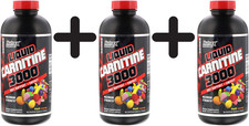 3 x Nutrex Liquid Carnitine 3000, Berry Blast - 473 ml. (42,25 EUR/L)