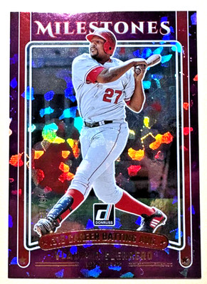 Vladimir Guerrero 2025 Donruss Milestones Purple Ice /99 #9