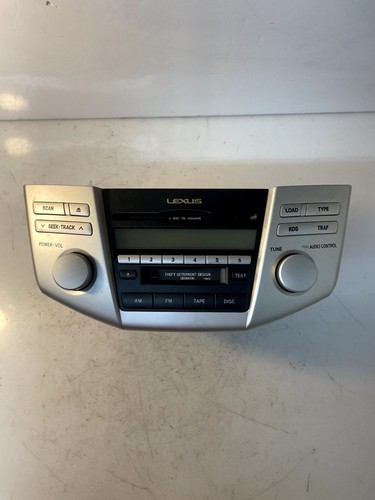 2004-2006 LEXUS RX330 RADIO RECEIVER AM FM 6 DISC PLAYER OEM 86120-48180