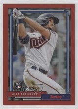 2021 Update 1992 Topps Redux Chrome Red Border 51/70 Alex Kirilloff 0hk3