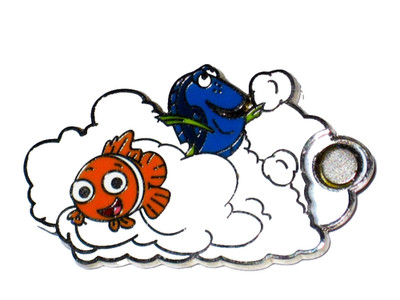 Retired Disney Pin Finding Nemo Friend Cloud Mystery Dory Dreams Come True RARE