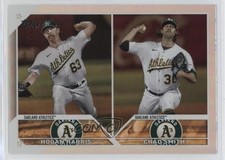 2023 Topps Update Rookie Combo Rainbow Foil Hogan Harris Chad Smith #US49 0o2b