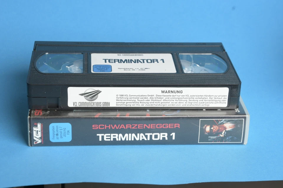 Terminator 1 VHS VCL Arnold Schwarzenegger Linda Hamilton James Cameron 1984 - Bild 3 von 3