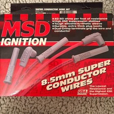 Msd 8.5 Mm Super Conductor Spark Plug Wire Set Red For Chevy Caprice Impala V8