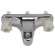 DANCO Mobile Home RV Tub Shower Center-Set Faucet, 8 inch, 2-Handle, Chrome with