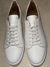 BRUNO MAGLI ‘MAGNIFICO’ MENS WHITE/WHITE LEATHER SNEAKER SIZE 10.5 $325