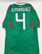 Mexico 2009/2011 Marquez #4 Authentic Adidas Soccer Jersey.(M)