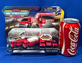 FIRE & RESCUE #02 Micro Machines SERIES 1 Vehicles TRUCK - MMFD MICRO CITY Chase