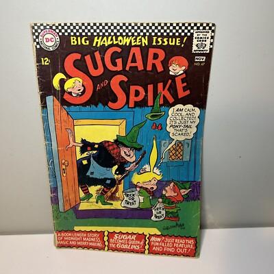 Sugar and Spike #67 DC 1966 Great Halloween Cover Mayer