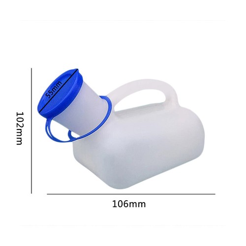 LARGE PORTABLE URINAL BOTTLES Unisex/Men/Women Urine Travel/Camping/Car/Festival - Picture 3 of 5