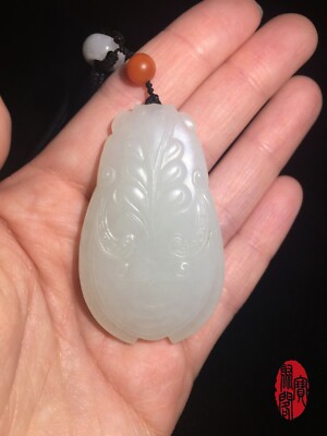 Hetian Jade Cicada Pendant 2 Nephrite Jade From Xinjiang China | eBay