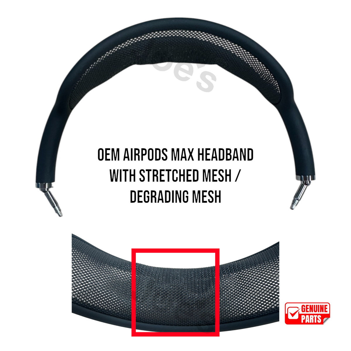 the eon airpodsmax ヘッドフォンアクセサリー Apple AirPods Max Headphones Headband Arch Replacement [Stretched