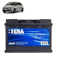 Batteria 70Ah A.G.M. per Citroen C4 GranPicasso II 1.2 1.6 THP 1.6 2.0 BlueHdi 2