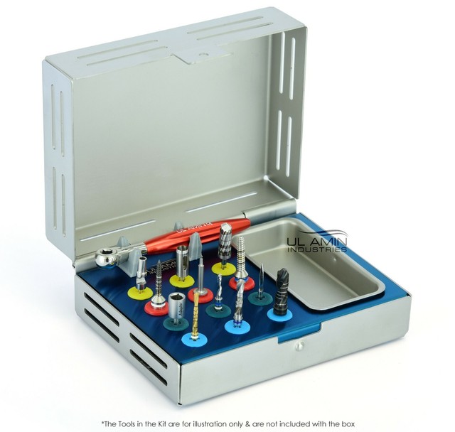 Dental Implant Instrument Sterilization Organizer Cassette Kit Empty