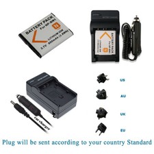 Battery Charger for Sony NP-BN1 Type N Cybershot DSC-QX10 TF1 TX10 W830 WX220