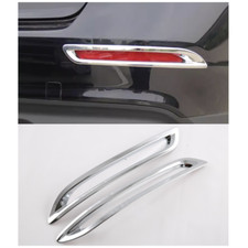 ABS Chrome Rear Fog Light Tail Lamp Lid Cover Trim For 2023-25 Honda Accord 2pcs