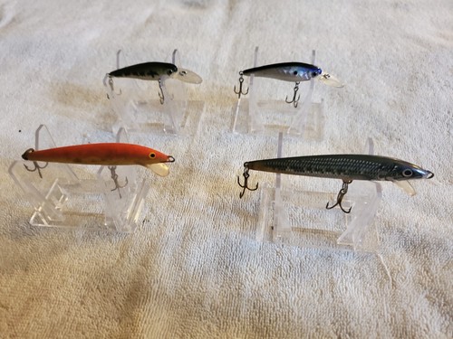 Minnow Style Fishing Lures x 5 Different Patterns 2 3/8 to 3 Inch Rapala Unknown - Picture 6 of 7