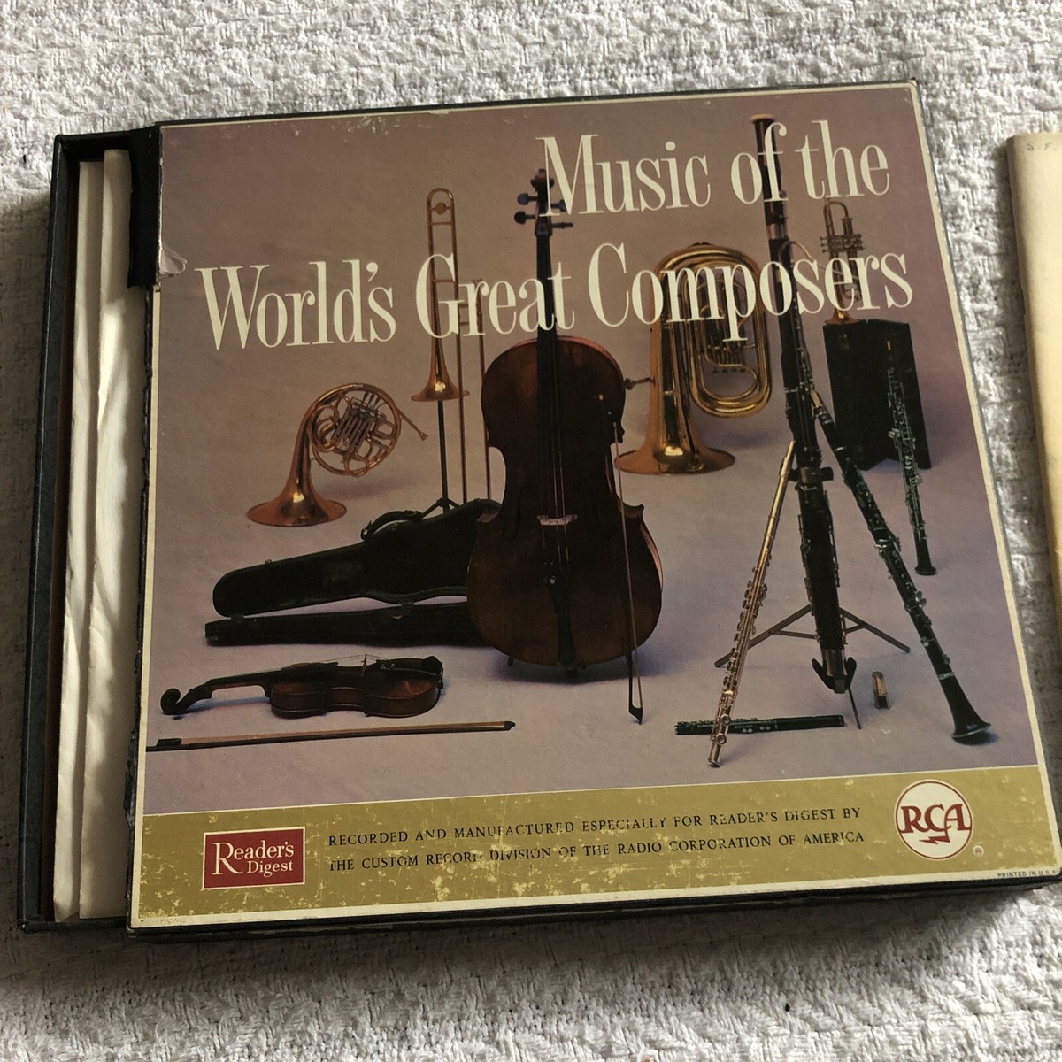 RARE 1959 Music Of The World's Great Composers Readers Digest RCA