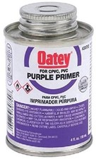 Purple Primer For PVC and CPVC Pipes and Fittings 4oz