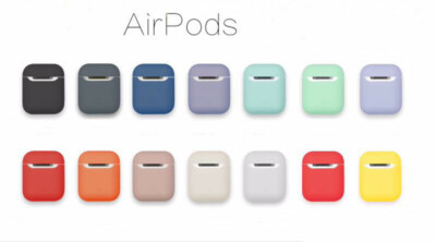 AirPod Schutzhülle Case Silikon für 1.Gen. & 2. Gen. (ohne Qi) Kopfhörer ETUI