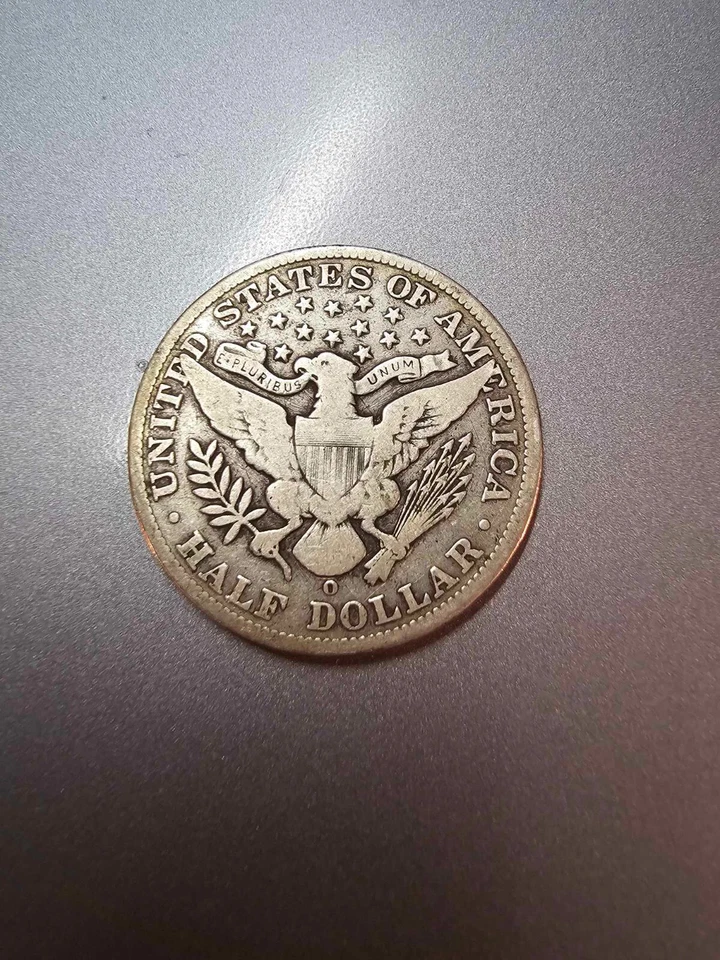 1902-O Barber Silver Half Dollar- B27 - Image 2 of 3