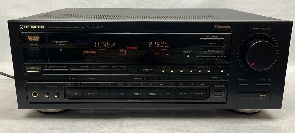 Pioneer VSX-D601 Stereo Receiver Amplifier Tuner Dolby DSP Surround Japan - Image 3 of 4