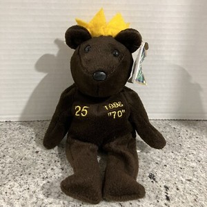 Salvinos Bamm Beanos Mark Mcgwire 1998 "70" HR King #25 Beanie Plush Bear 8" MLB