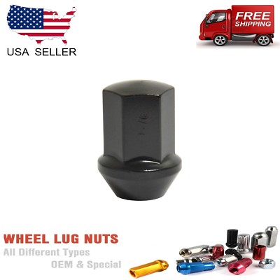 20x 1.08 Black M14x1.5 Extend type Lug Nuts 3/4 Hex Fit GMC & Pontiac G8