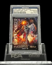 Guillermo Del Toro Signed Gipsy Ranger 2013 Pacific Rim Promos #4 PSA AUTO AUTH