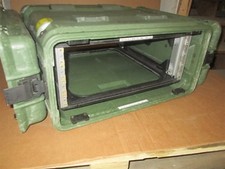 Rackmount 04U 19x20 ECS Legacy Shockmount Shock Rack Hard Case Electronics GrnVG