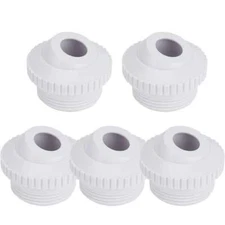 1-5x Universal Swimming Pool Nozzle Pool Spout Fitting Spa 180°Return Jet Nozzle