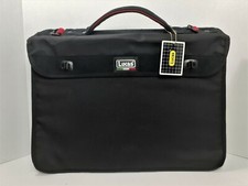 Lucas Laptop Notebook Computer Carrying Case Travel Bag Black 3 Compartments 220